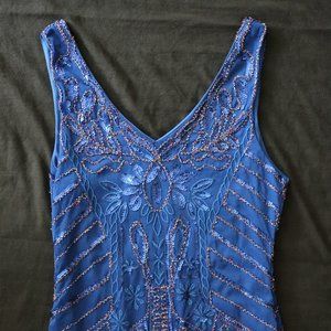 Royal Blue Flapper Dress